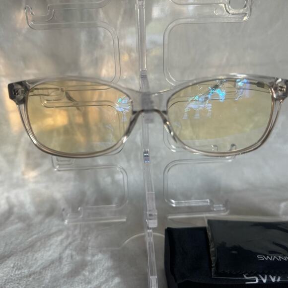 Swanwick Day Crystal Diamond Glasses Blue Light Blocking Glasses (large ref 2050 - Picture 5 of 5